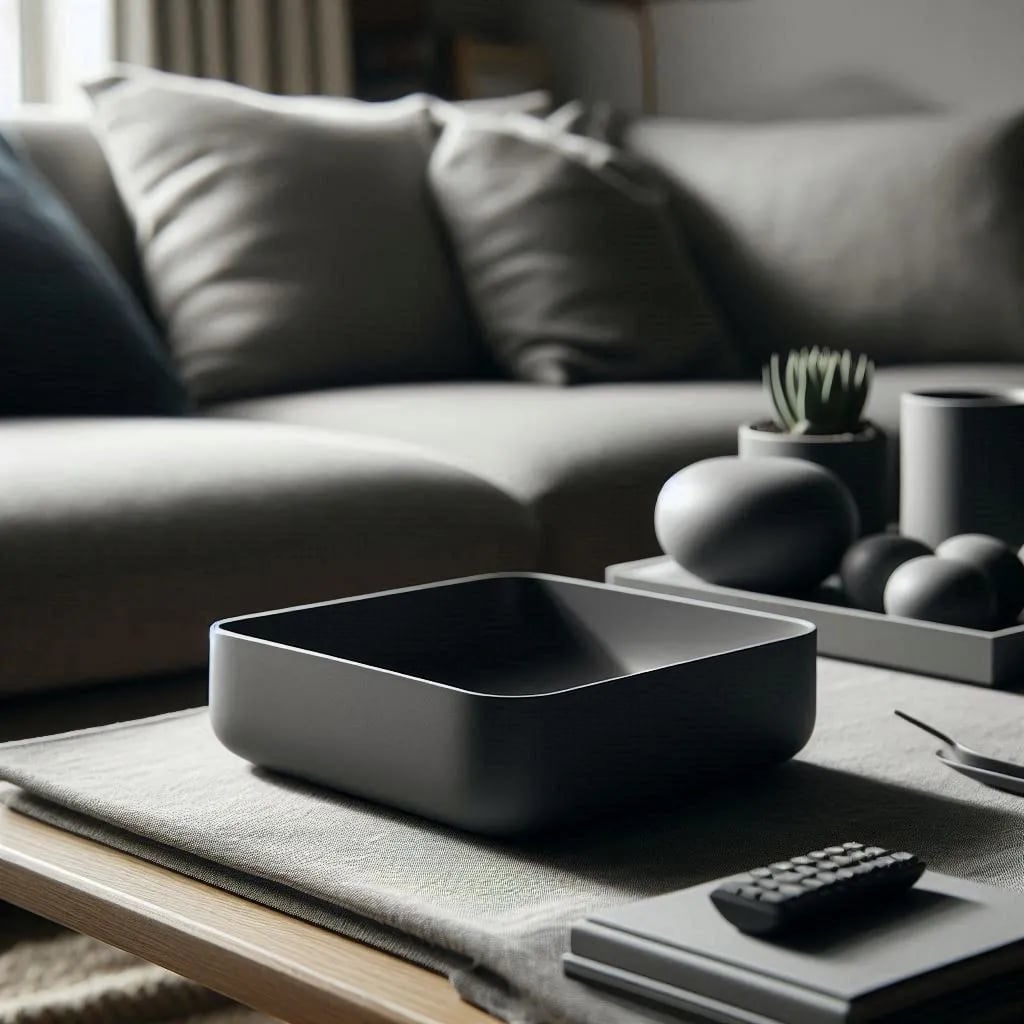 Minimalist Bowl "Square Pot" 3d model