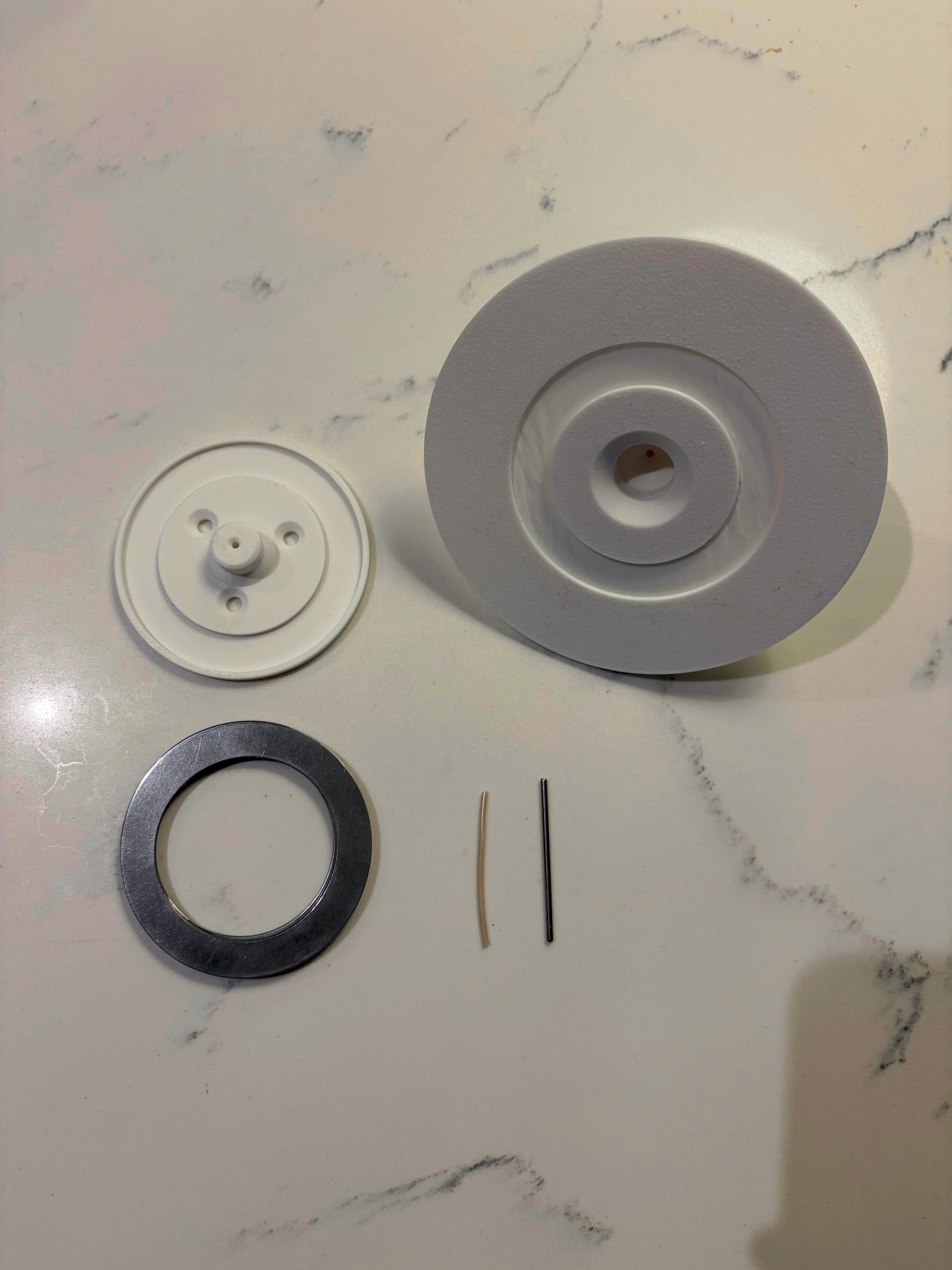 Spool Plug: Horizontal Filament Spool Holder 3d model