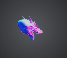 DRAGON BOSS TROPHY 3d model