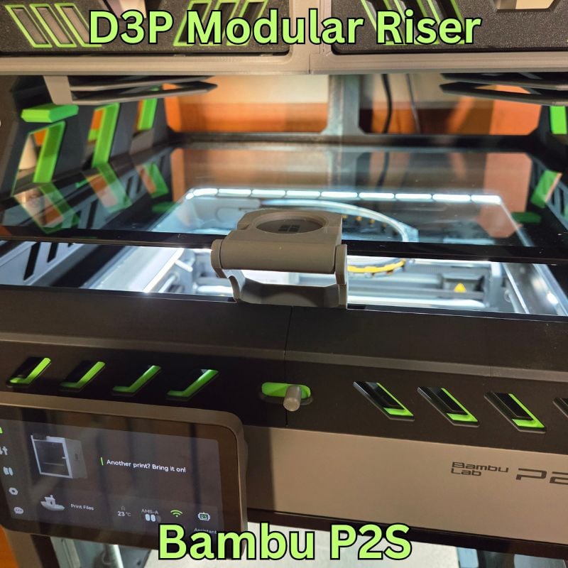 D3P riser for Bambu Lab P2S 3d model