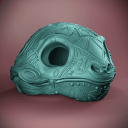 Ornate Venusaur Skull (Pokemon) 3d model