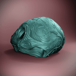 Ornate Venusaur Skull (Pokemon) 3d model
