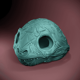 Ornate Venusaur Skull (Pokemon) 3d model
