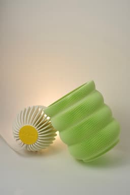 Wavy Lamp Base 3d model