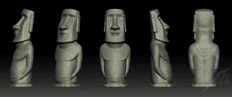 Moai statue - Easter Island 3d model