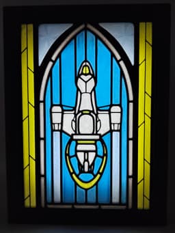 Firefly Serenity Stained Glass Light Box 3d model