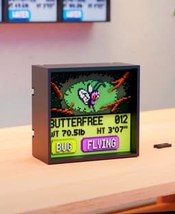 #012 Butterfree - Pixel Voxel Art Frame (No support, 3MF included) 3d model