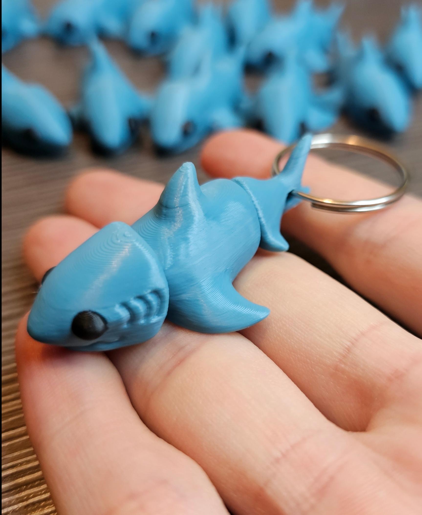 Mini Monster #3 Baby Shark Keychain 3d model