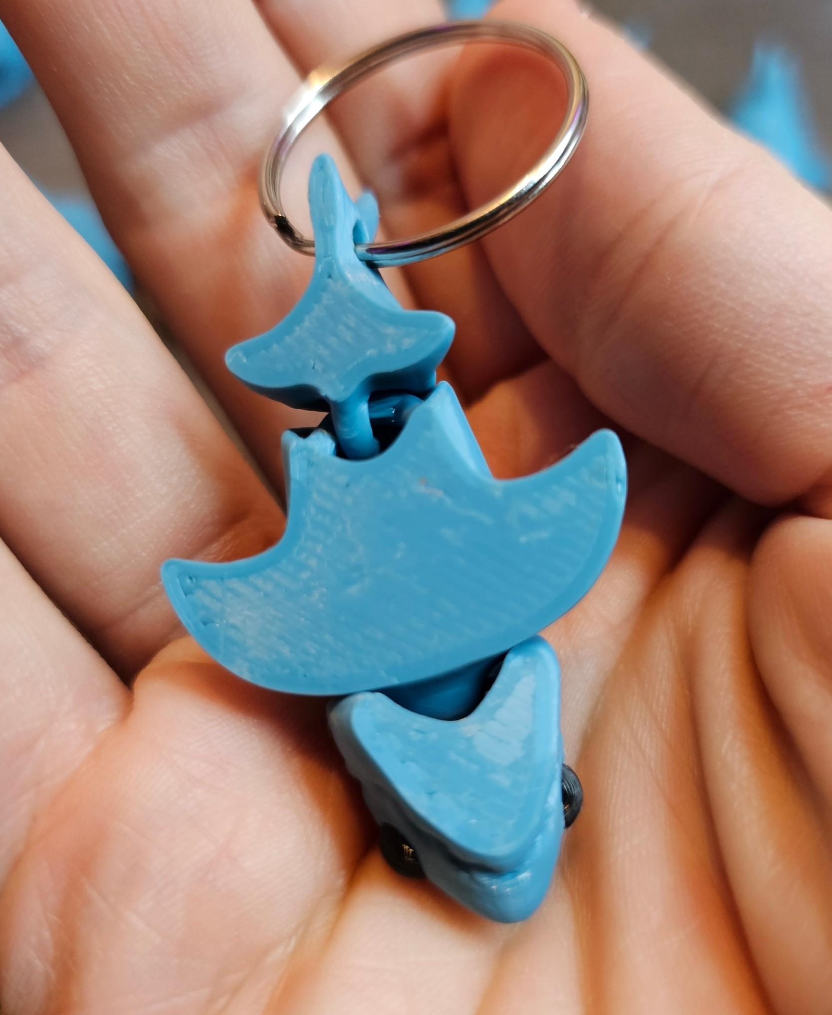 Mini Monster #3 Baby Shark Keychain 3d model