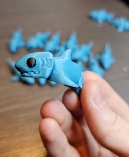 Mini Monster #3 Baby Shark Keychain 3d model