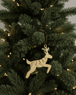 RUDOFLEX | Reindeer & Star Keychains | Print-in-Place, No Supports 3d model