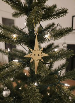 RUDOFLEX | Reindeer & Star Keychains | Print-in-Place, No Supports 3d model
