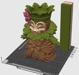 Plant Lady Vase 3MF | Floral Decor Multi-Color | Functional 3d model