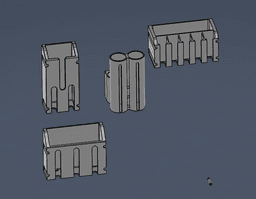 Kitchen cabinet bundle organizer 3d model