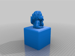 Garden post angles 3d model