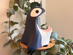 Whale control holder and piggy bank 3d model