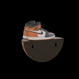 Nike Basketball Shoe Display 3d model