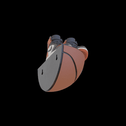 Nike Basketball Shoe Display 3d model