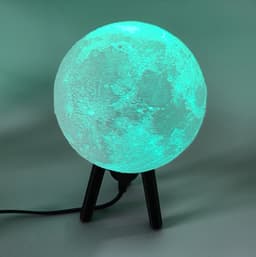 Hybrid Hanging/Desk Moon Lamp 3d model
