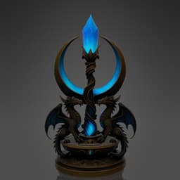 Twin Dragon Crystal 3d model