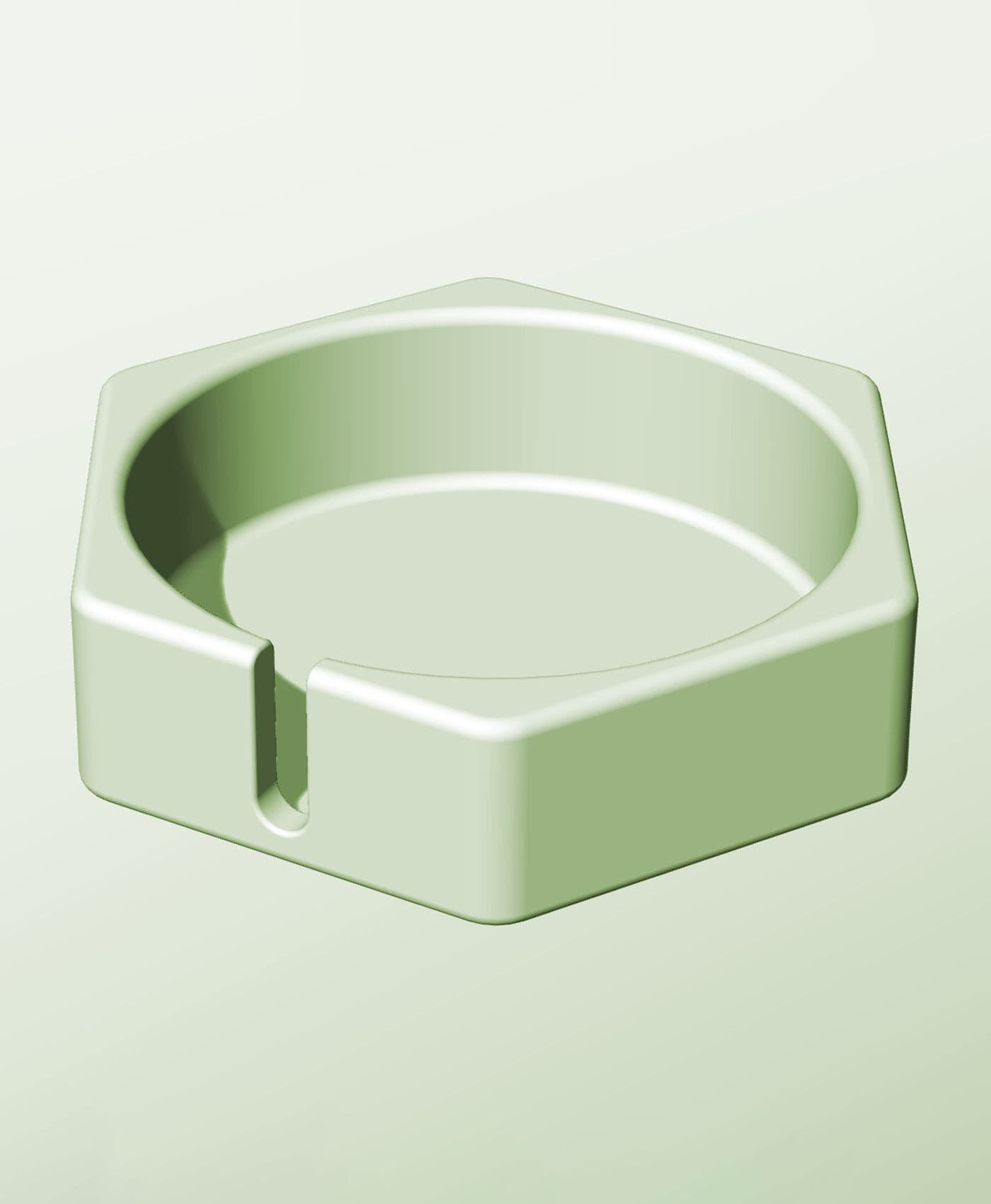 CH128-40-S Stackable slotted component box for creative makers 3d model
