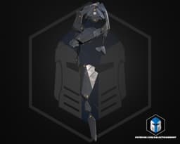 HD2 Null Cipher Armor - 3D Print Files 3d model