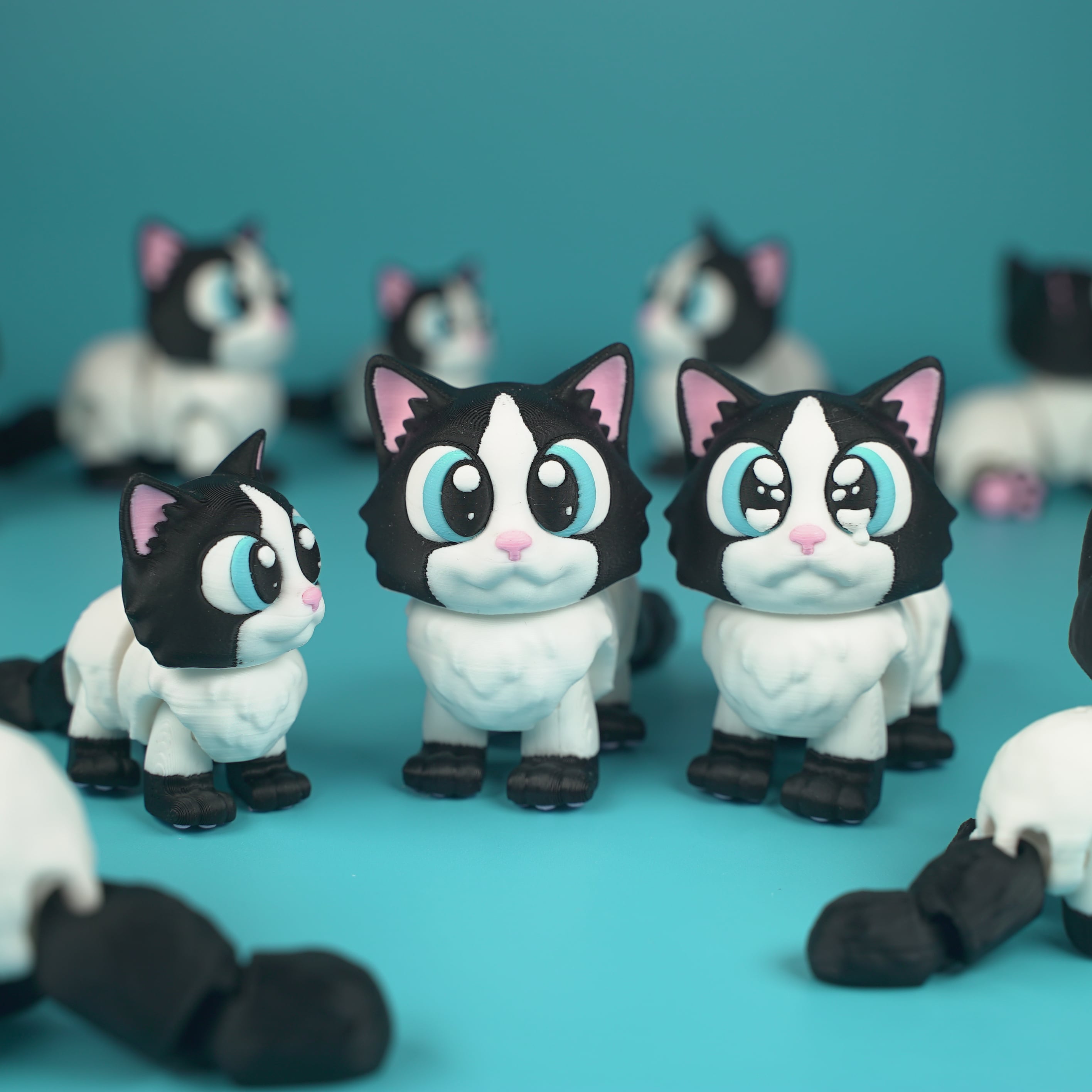 Flexi Articulated Ragdoll cat 3d model