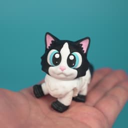 Flexi Articulated Ragdoll cat 3d model