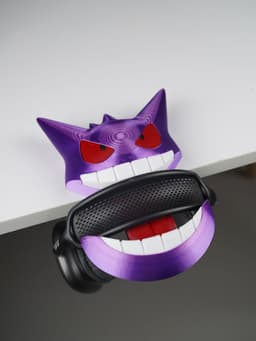 Gengar Headphone Holder 3d model