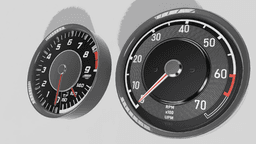 Classic AMG wall clock racing Car STL FILE DIGITAL 3D PRINT 3d model
