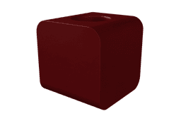 78. Rounded Cube 78 Custom Vase Design - Ikebana Home Decoration 3d model