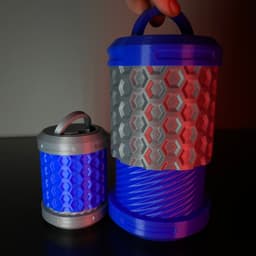 Locking Twist Capsule 3d model