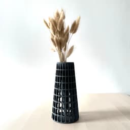 Funnel vase rectangle 3d model