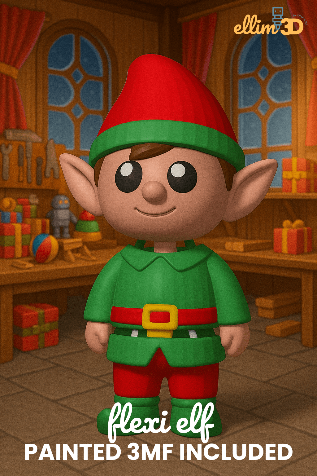 Flexi Elf 3d model