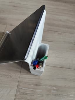 Tablet Stand with Pen Holder 3d model