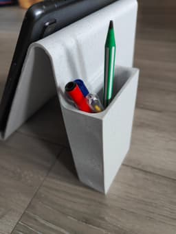 Tablet Stand with Pen Holder 3d model