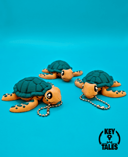 The turtle (keychain - magnet & mini!) 3d model