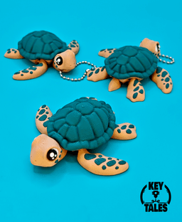 The turtle (keychain - magnet & mini!) 3d model