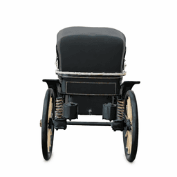 Victorian Horse Carriage with Dual Horses 3d model