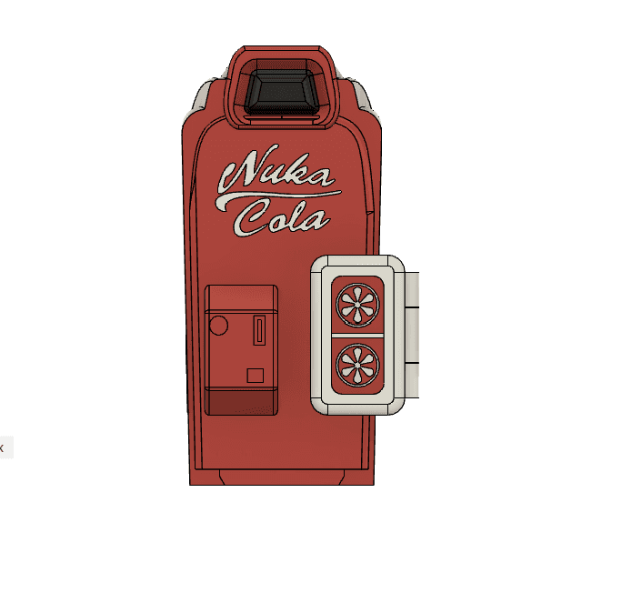 Nuka Cola Vending Machine MTG Commander Deck box 3d model