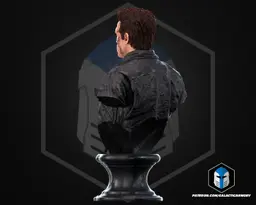 T-800 Arnold Bust - 3D Print Files 3d model