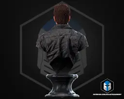 T-800 Arnold Bust - 3D Print Files 3d model