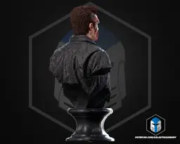 T-800 Arnold Bust - 3D Print Files 3d model