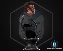 T-800 Arnold Bust - 3D Print Files 3d model