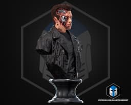 T-800 Arnold Bust - 3D Print Files 3d model