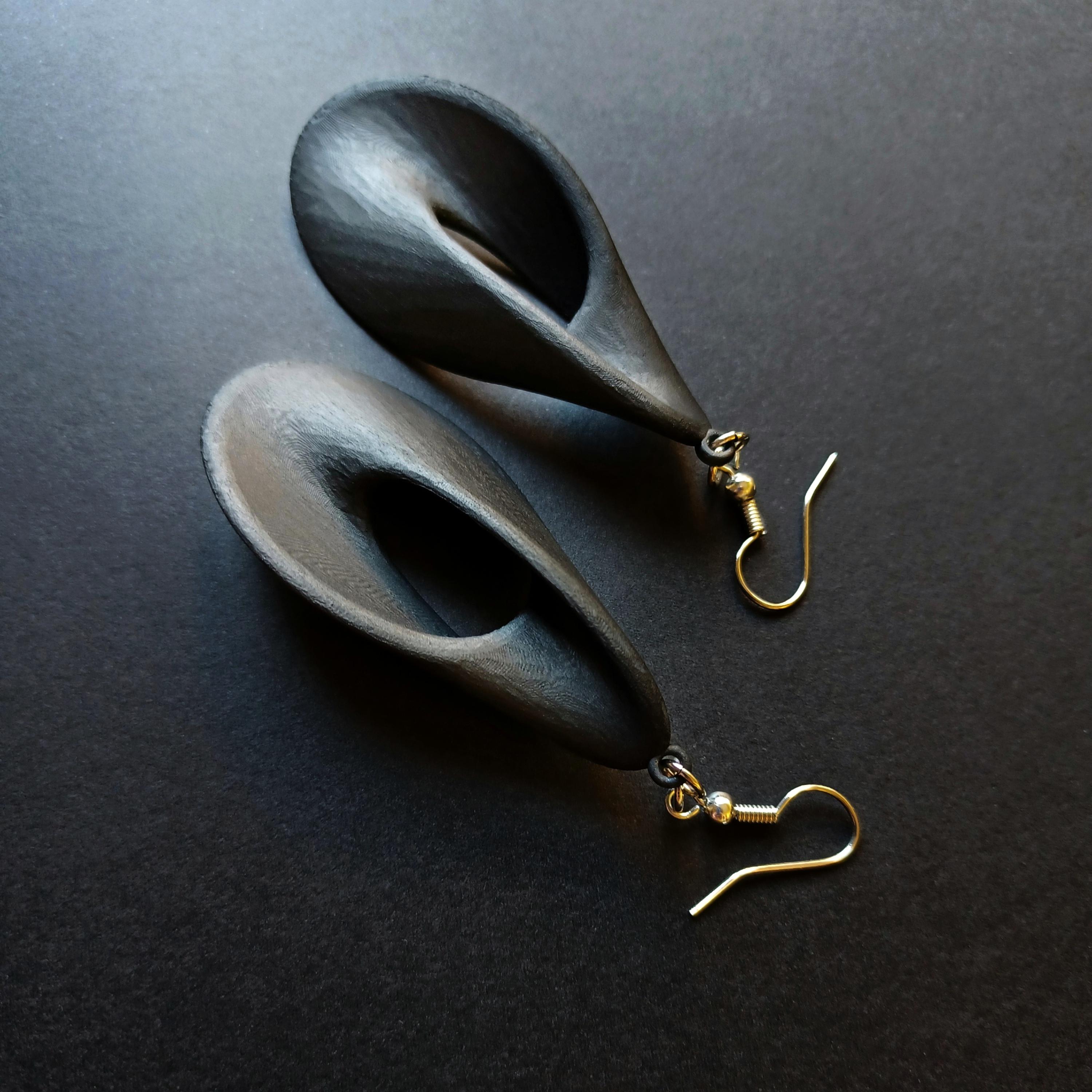 Antioloid Inspired Earring 3d model
