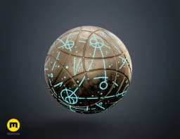Ahsoka Star Map with Stand 3d model