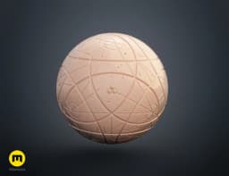 Ahsoka Star Map with Stand 3d model