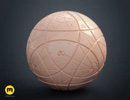 Ahsoka Star Map with Stand 3d model