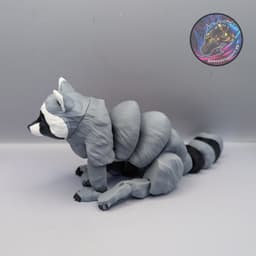 flexi raccoon 3d model